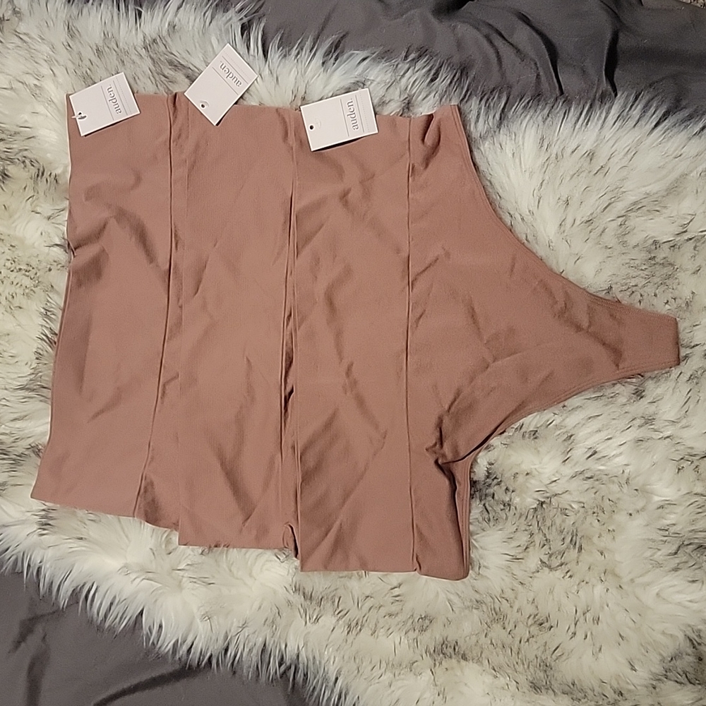 3 Auden Waistband Thongs
